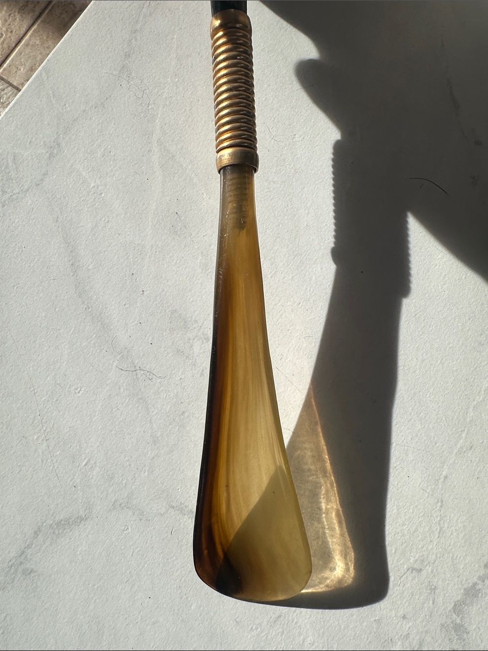 Made In Italy Original dog head Shoe Horn-Carved - Picture 6 of 7